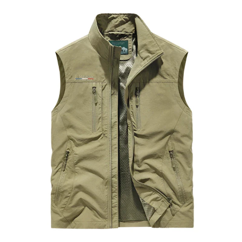 Nokmo | Men's Lightweight Waterproof Vest with Zip Pockets