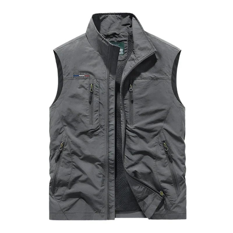 Nokmo | Men's Lightweight Waterproof Vest with Zip Pockets