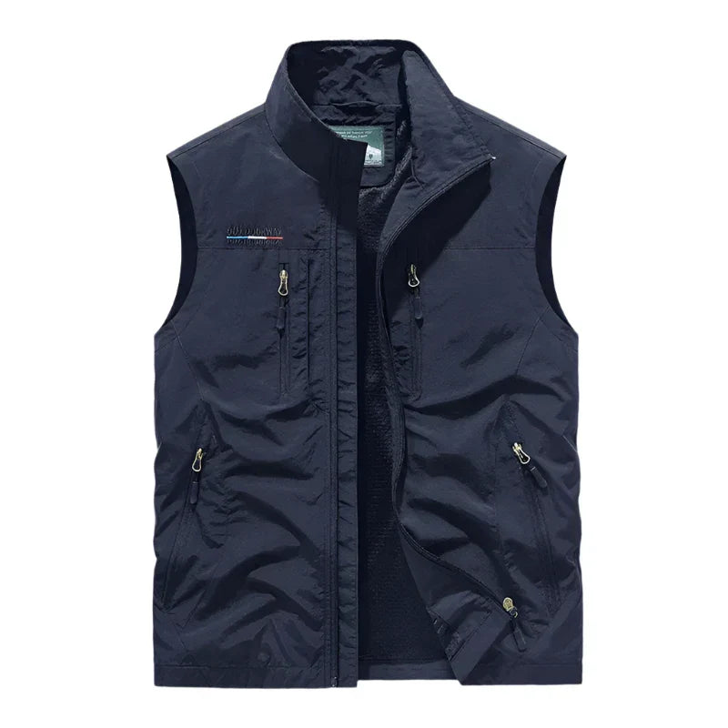 Nokmo | Men's Lightweight Waterproof Vest with Zip Pockets
