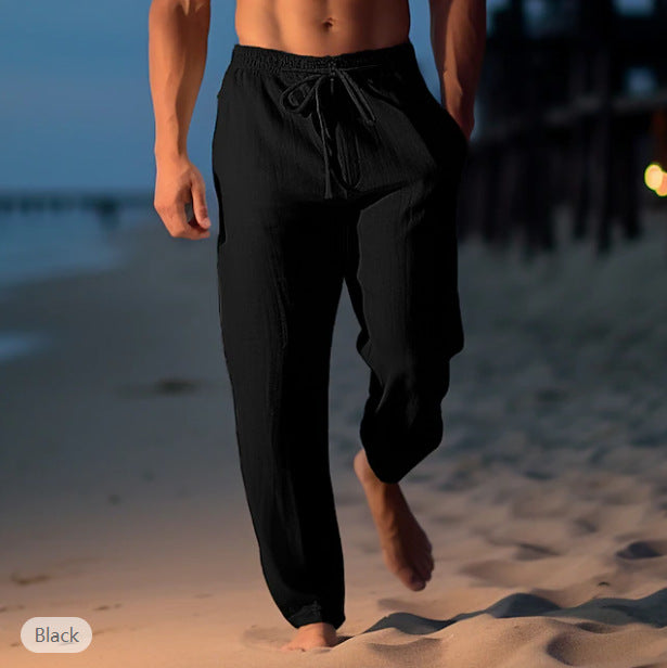 Nokmo | Men's Linen Drawstring Pants