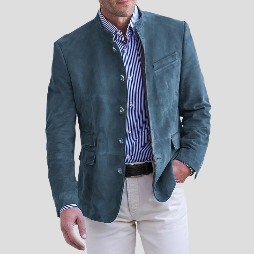 Nokmo | Men's Mandarin Collar Blazer