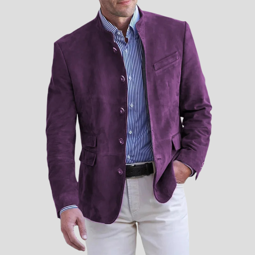 Nokmo | Men's Mandarin Collar Blazer
