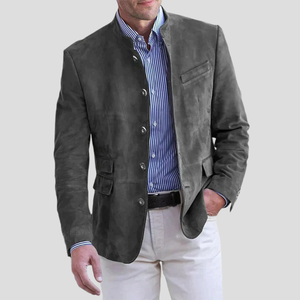 Nokmo | Men's Mandarin Collar Blazer