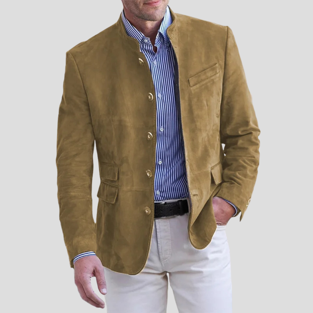 Nokmo | Men's Mandarin Collar Blazer