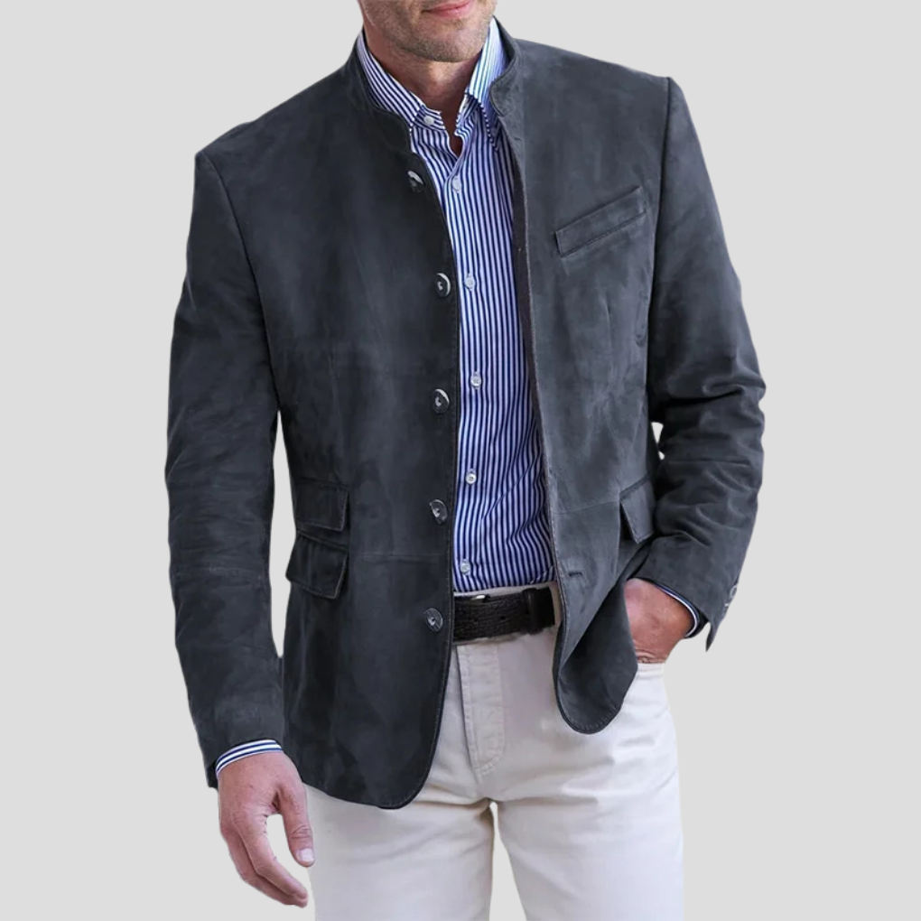 Nokmo | Men's Mandarin Collar Blazer
