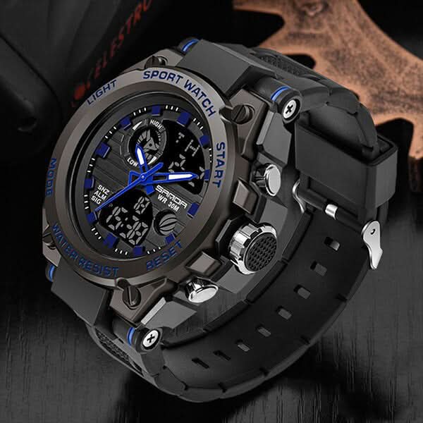 Nokmo | Men’s Military Watch with Analog Digital Display and Features