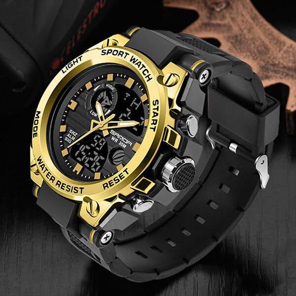 Nokmo | Men’s Military Watch with Analog Digital Display and Features