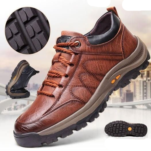 Nokmo | Men’s Orthopedic Leather Shoes | Supportive Comfort