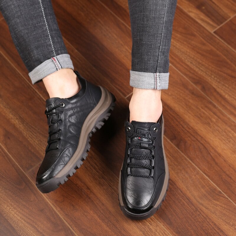 Nokmo | Men’s Orthopedic Leather Shoes | Supportive Comfort