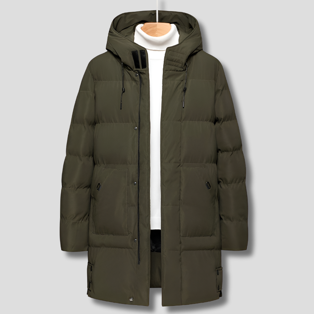 Nokmo | Men's Padded Parka Jacket with Hood