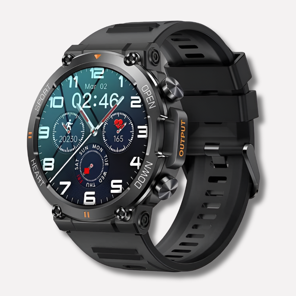 Nokmo | Men's Rugged Outdoor Smartwatch with GPS