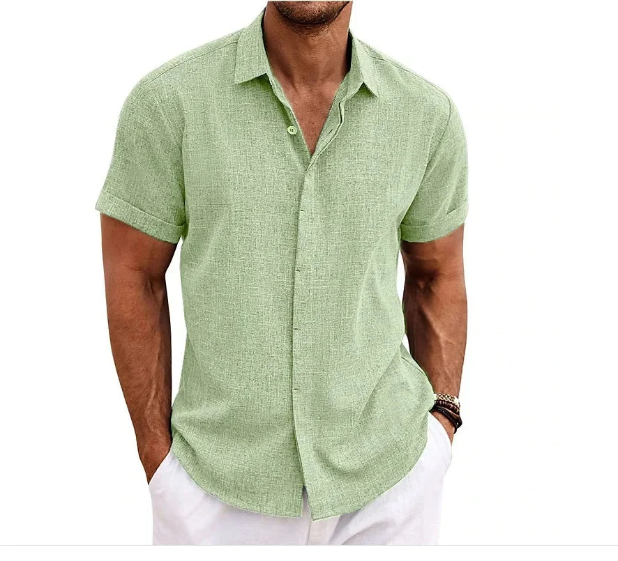 Nokmo | Men's Short Sleeve Button-Down Shirt