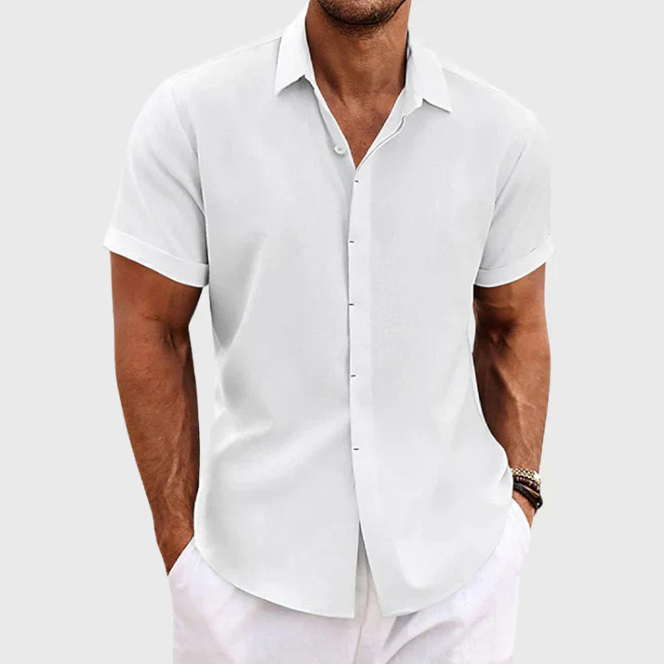 Nokmo | Men's Short Sleeve Button Down Shirt