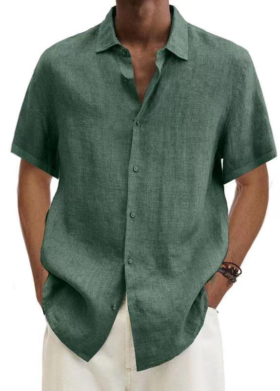 Nokmo | Men's Short Sleeve Button Down Shirt