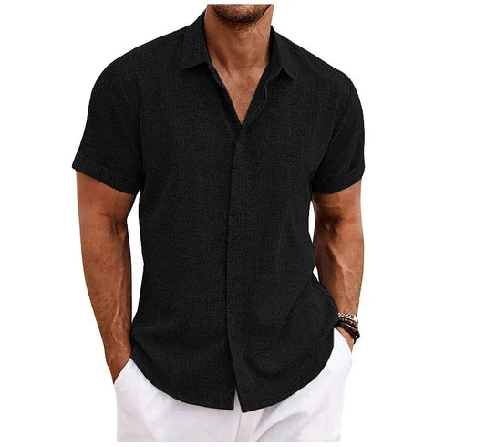 Nokmo | Men's Short Sleeve Button-Down Shirt