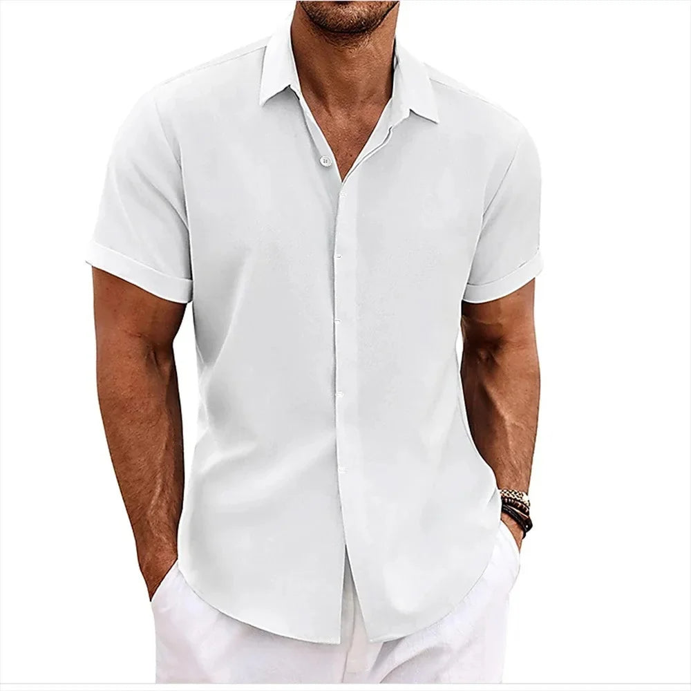 Nokmo | Men's Short Sleeve Button-Down Shirt