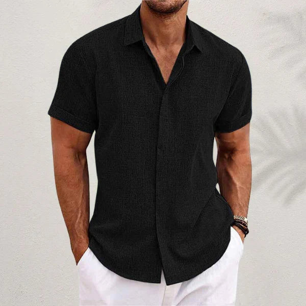 Nokmo | Men's Short Sleeve Button Down Shirt