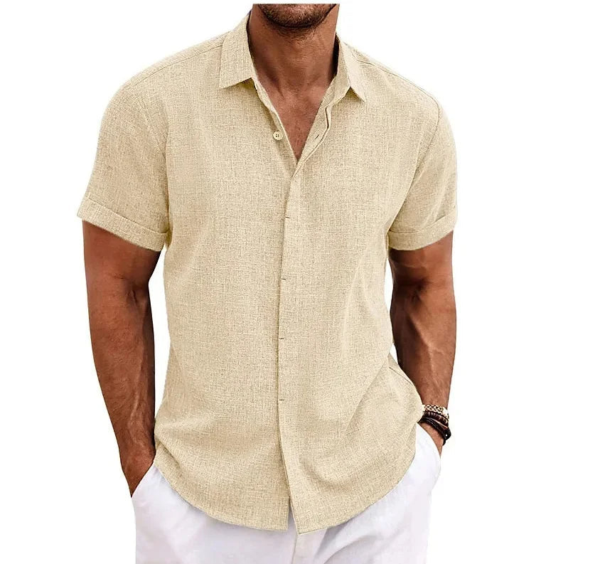 Nokmo | Men's Short Sleeve Button-Down Shirt
