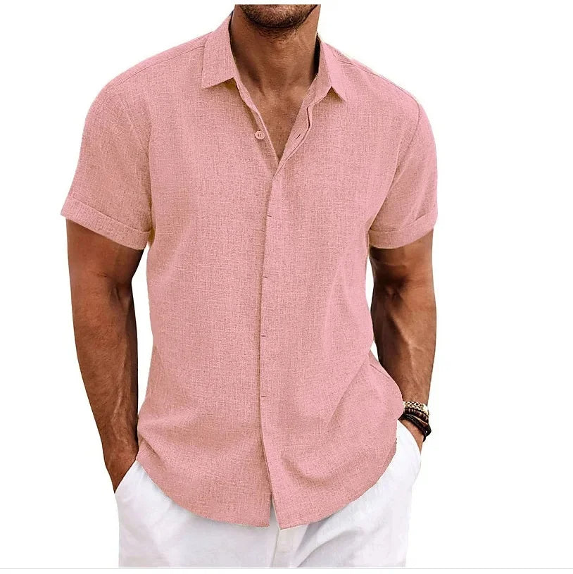 Nokmo | Men's Short Sleeve Button-Down Shirt