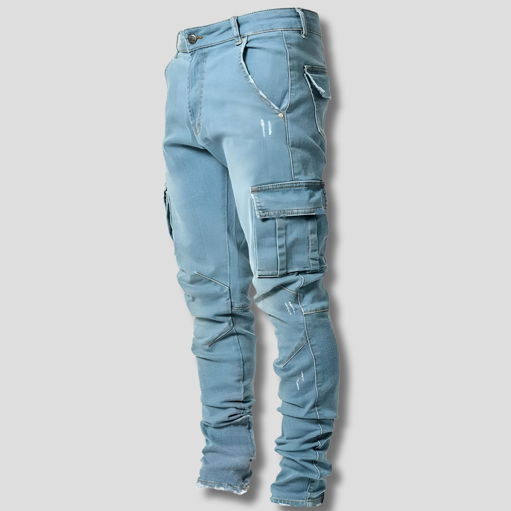 Nokmo | Men's Skinny Cargo Jeans