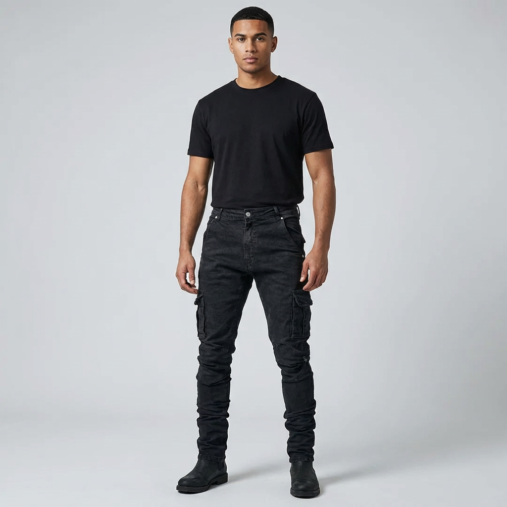 Nokmo | Men's Skinny Cargo Jeans