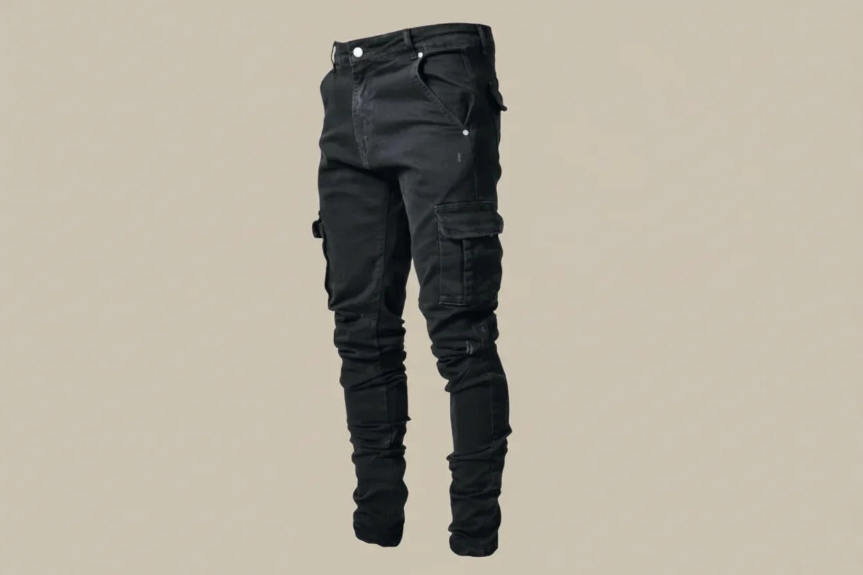 Nokmo | Men's Skinny Cargo Jeans
