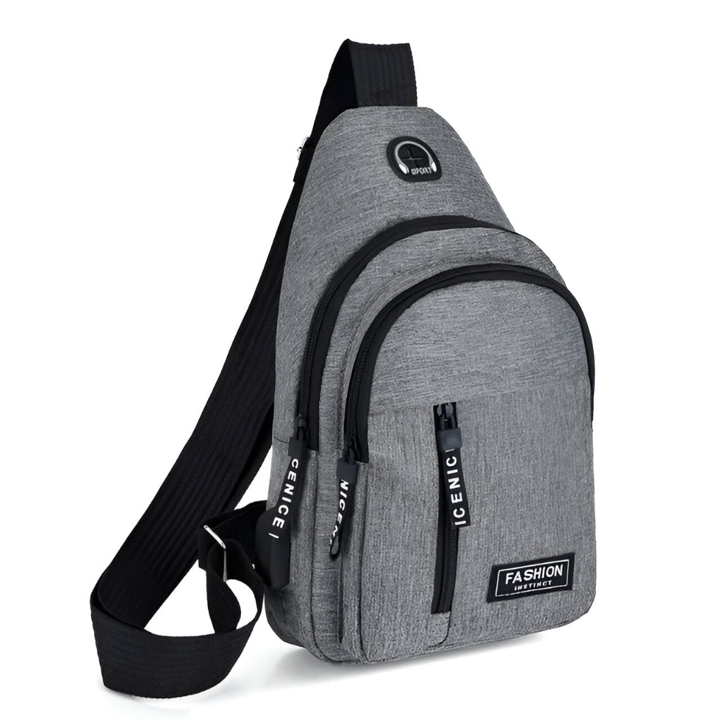 Nokmo | Men's Sling Chest Bag - Multi-Pocket Crossbody