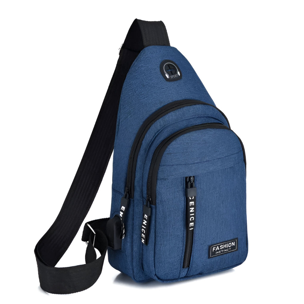 Nokmo | Men's Sling Chest Bag - Multi-Pocket Crossbody