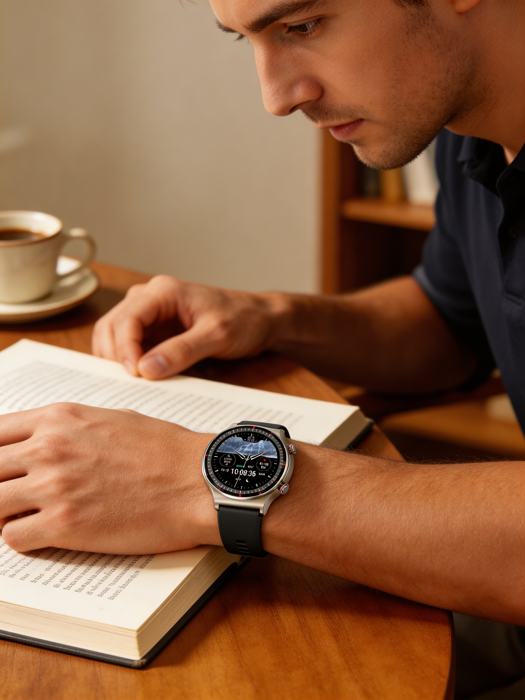 Nokmo | Men's Smartwatch with Full Touch HD Display