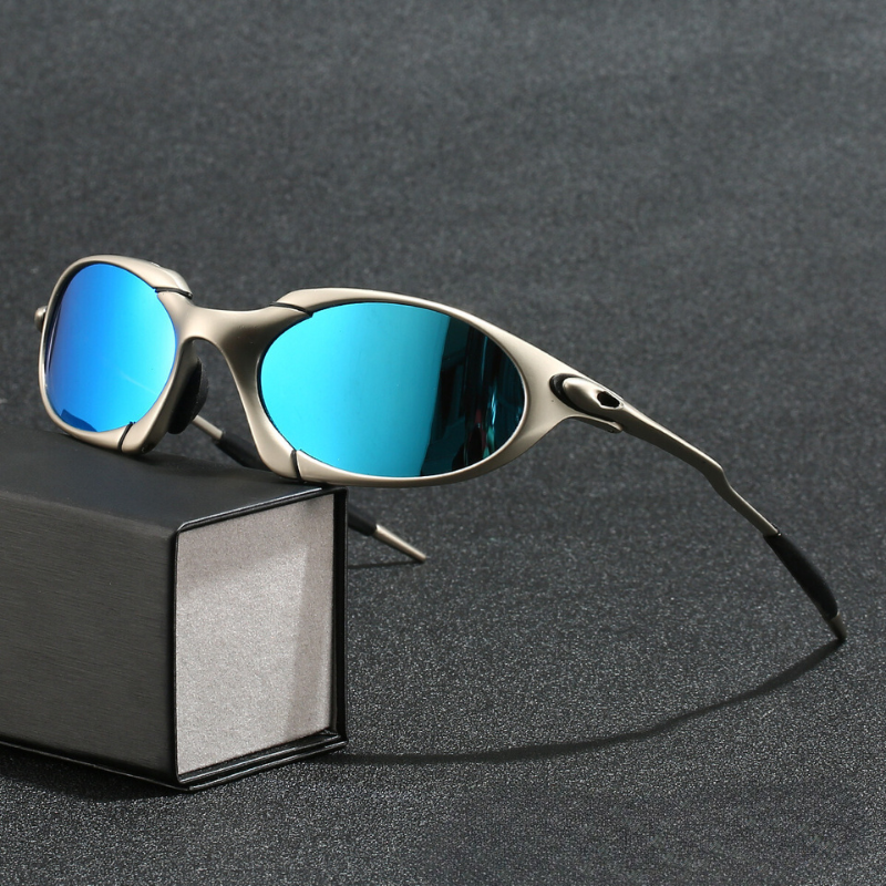 Nokmo | Men’s Sport Polarised Sunglasses – UV Protection with Lightweight Metal Frame