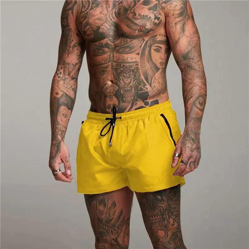 Nokmo | Men's Stretch Swim Shorts with Zippers