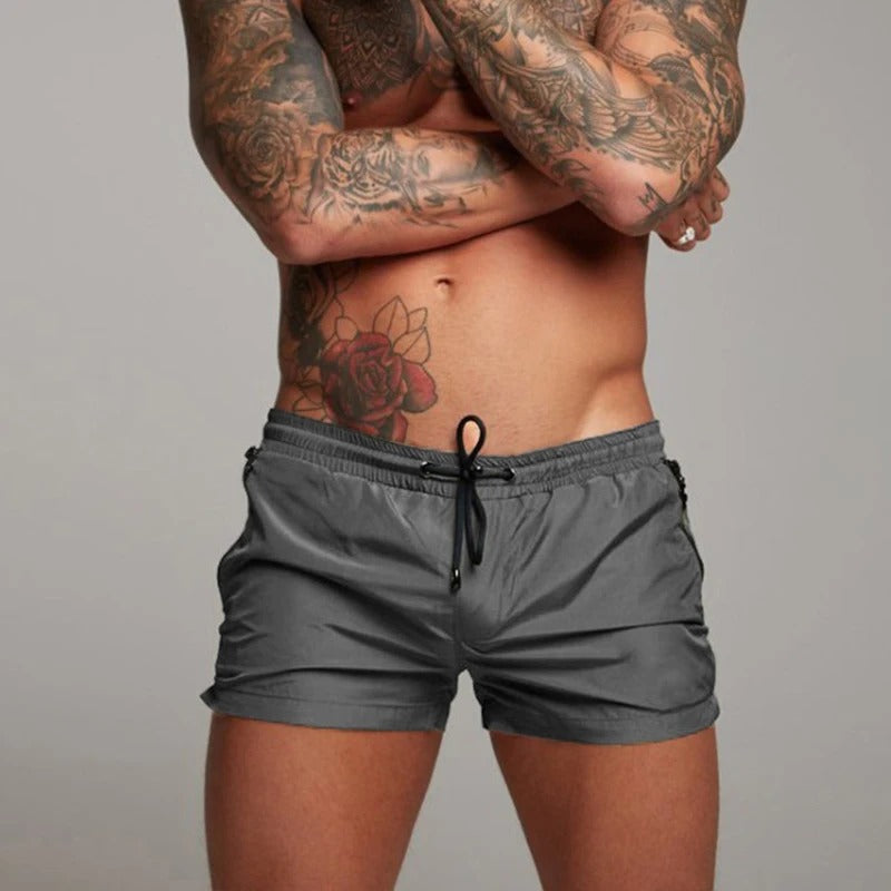 Nokmo | Men's Stretch Swim Shorts with Zippers