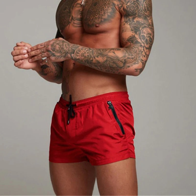 Nokmo | Men's Stretch Swim Shorts with Zippers