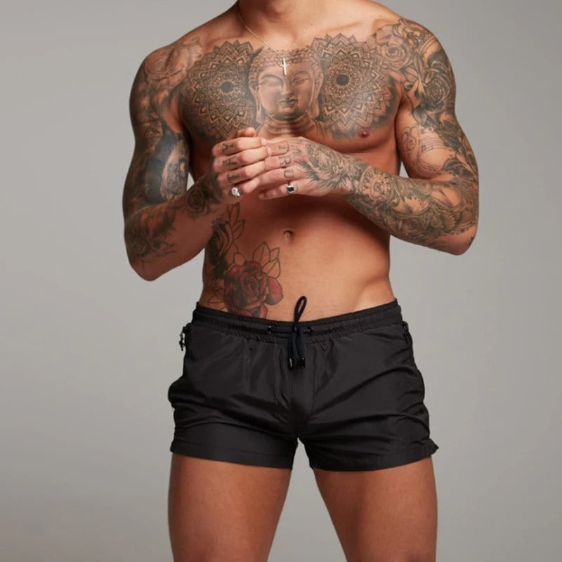 Nokmo | Men's Stretch Swim Shorts with Zippers
