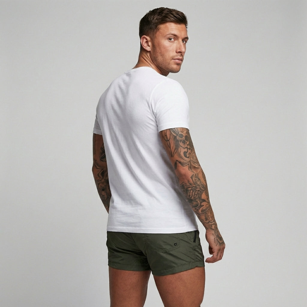 Nokmo | Men's Stretch Swim Shorts with Zippers