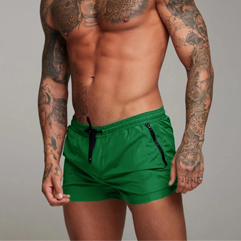 Nokmo | Men's Stretch Swim Shorts with Zippers