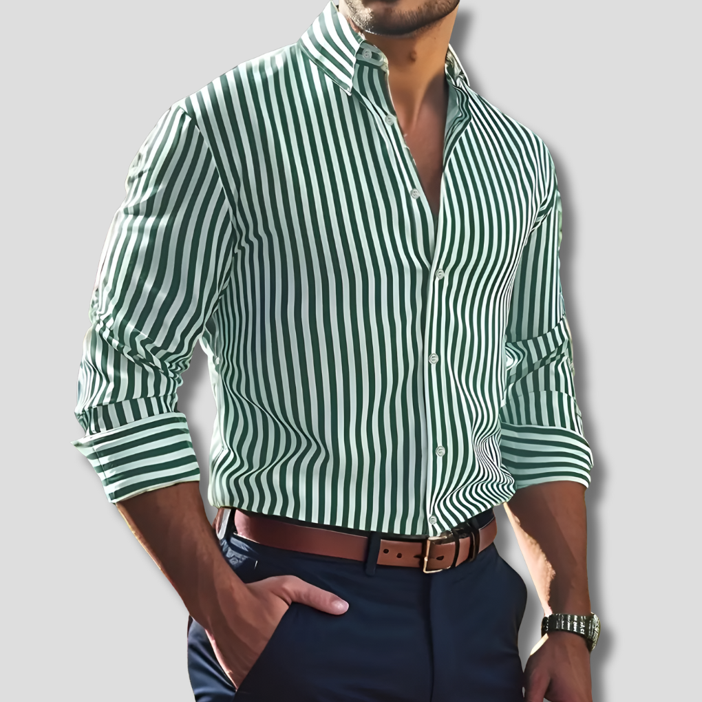 Nokmo | Men's Striped Dress Shirt