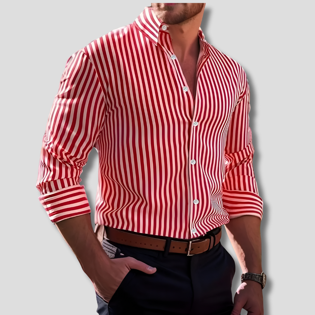 Nokmo | Men's Striped Dress Shirt