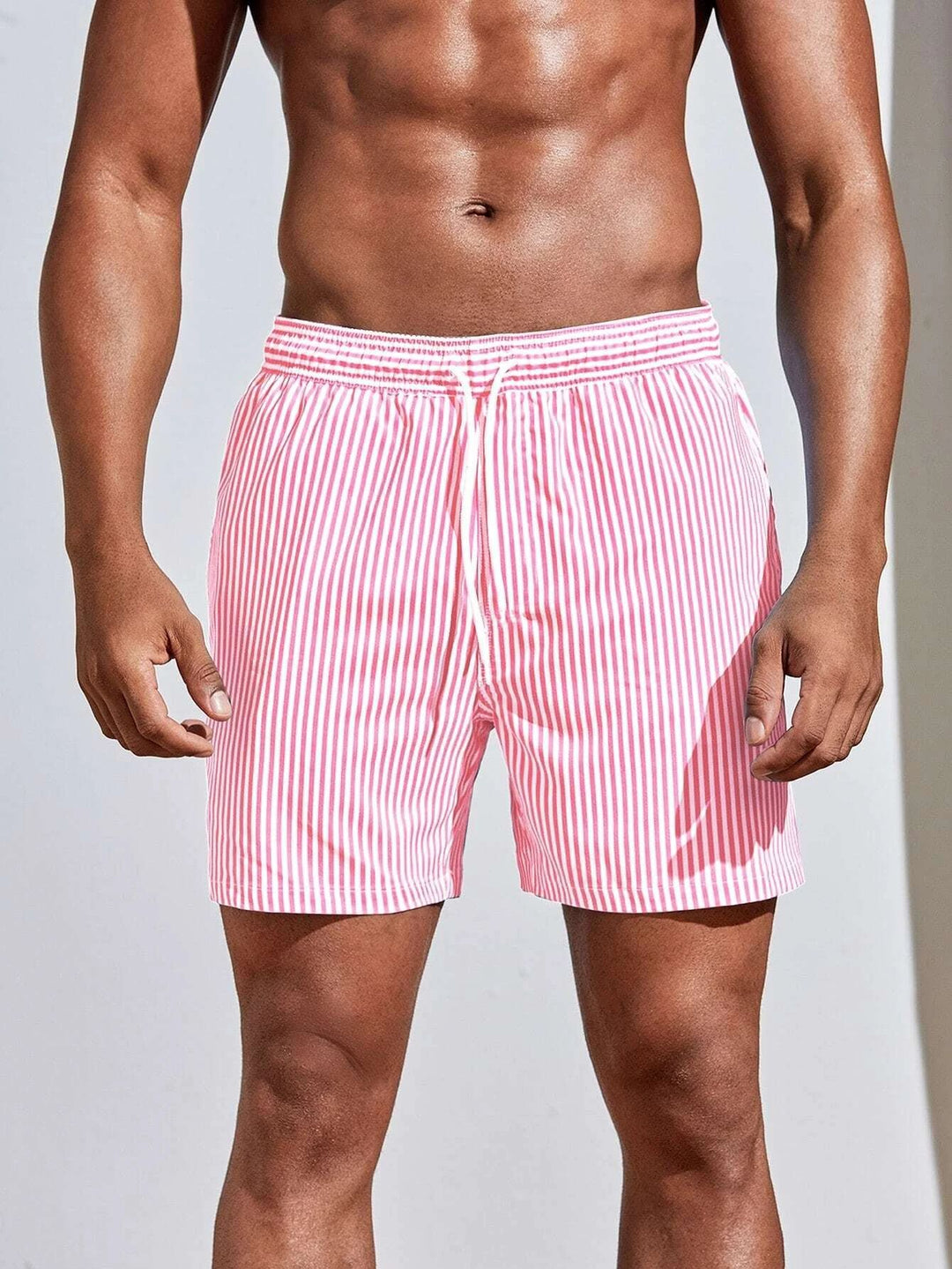 Nokmo | Men's Striped Swim Trunks