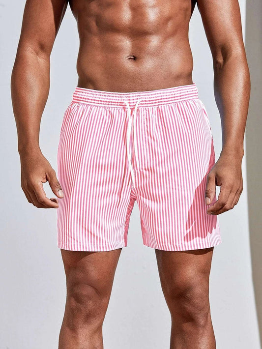 Nokmo | Men's Striped Swim Trunks