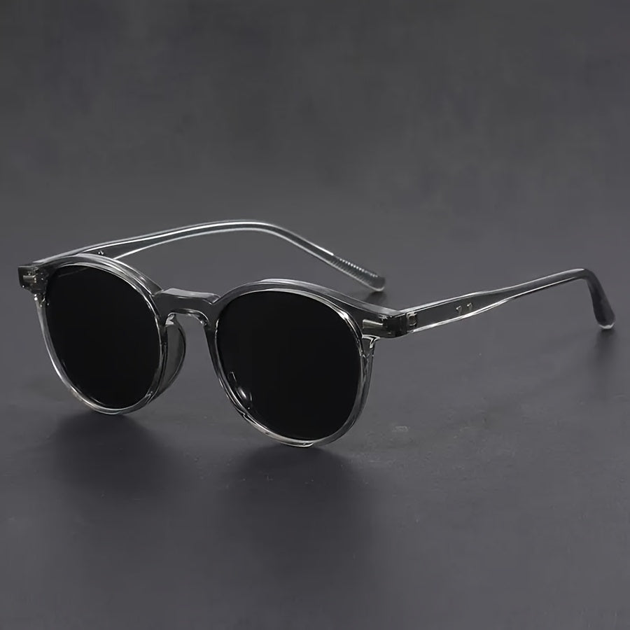 Nokmo | Men's Sunglasses RetroView – Round Tortoiseshell Glasses with Lightweight Frame