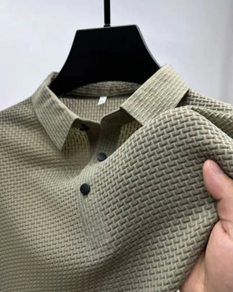 Nokmo | Men's Textured Polo Shirt