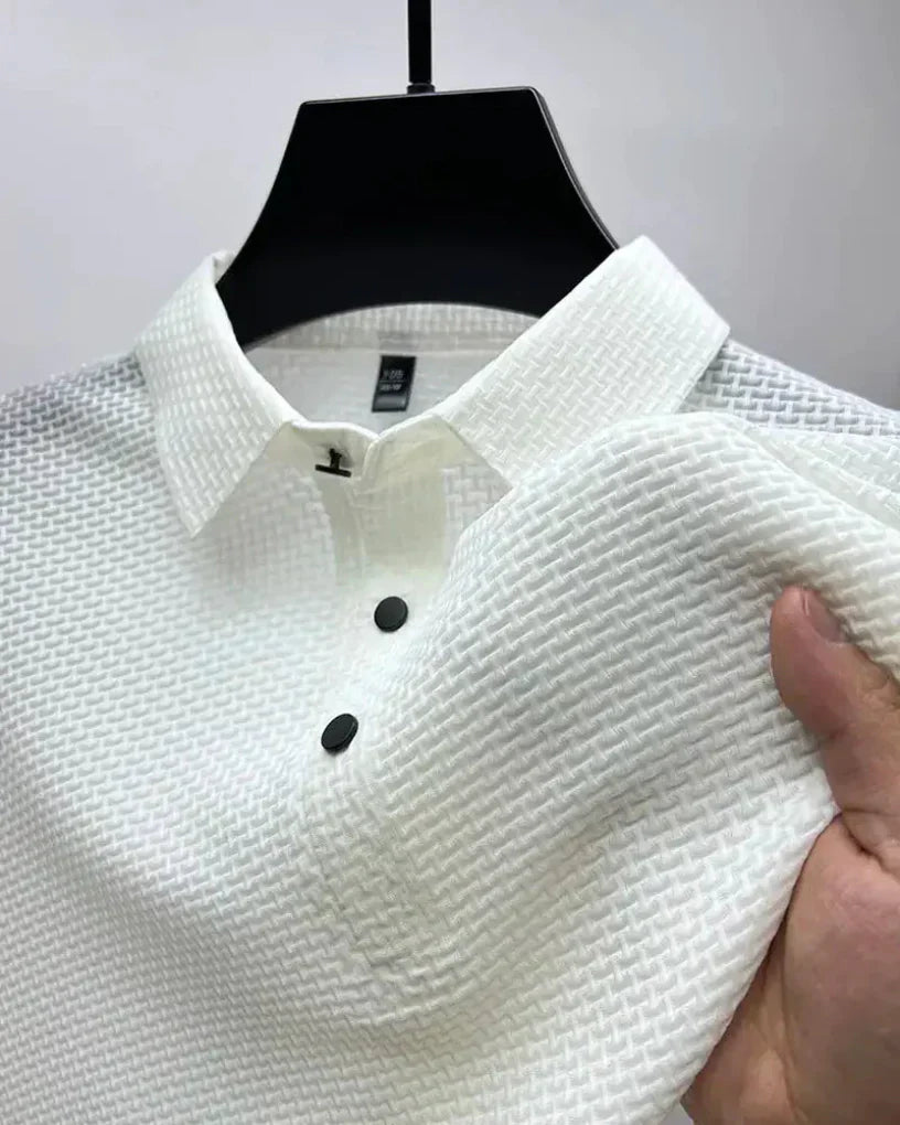 Nokmo | Men's Textured Polo Shirt