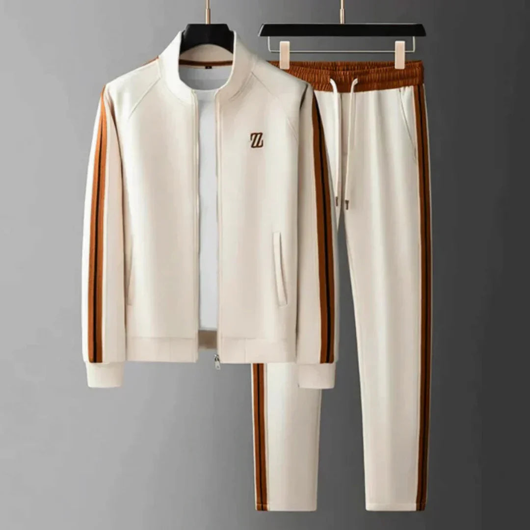 Nokmo | Men's Tracksuit Set with Striped Sleeves