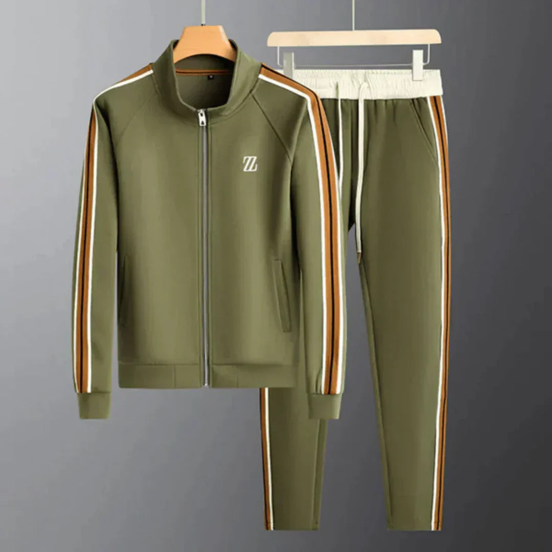 Nokmo | Men's Tracksuit Set with Striped Sleeves