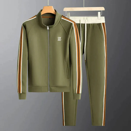 Nokmo | Men's Tracksuit Set with Striped Sleeves