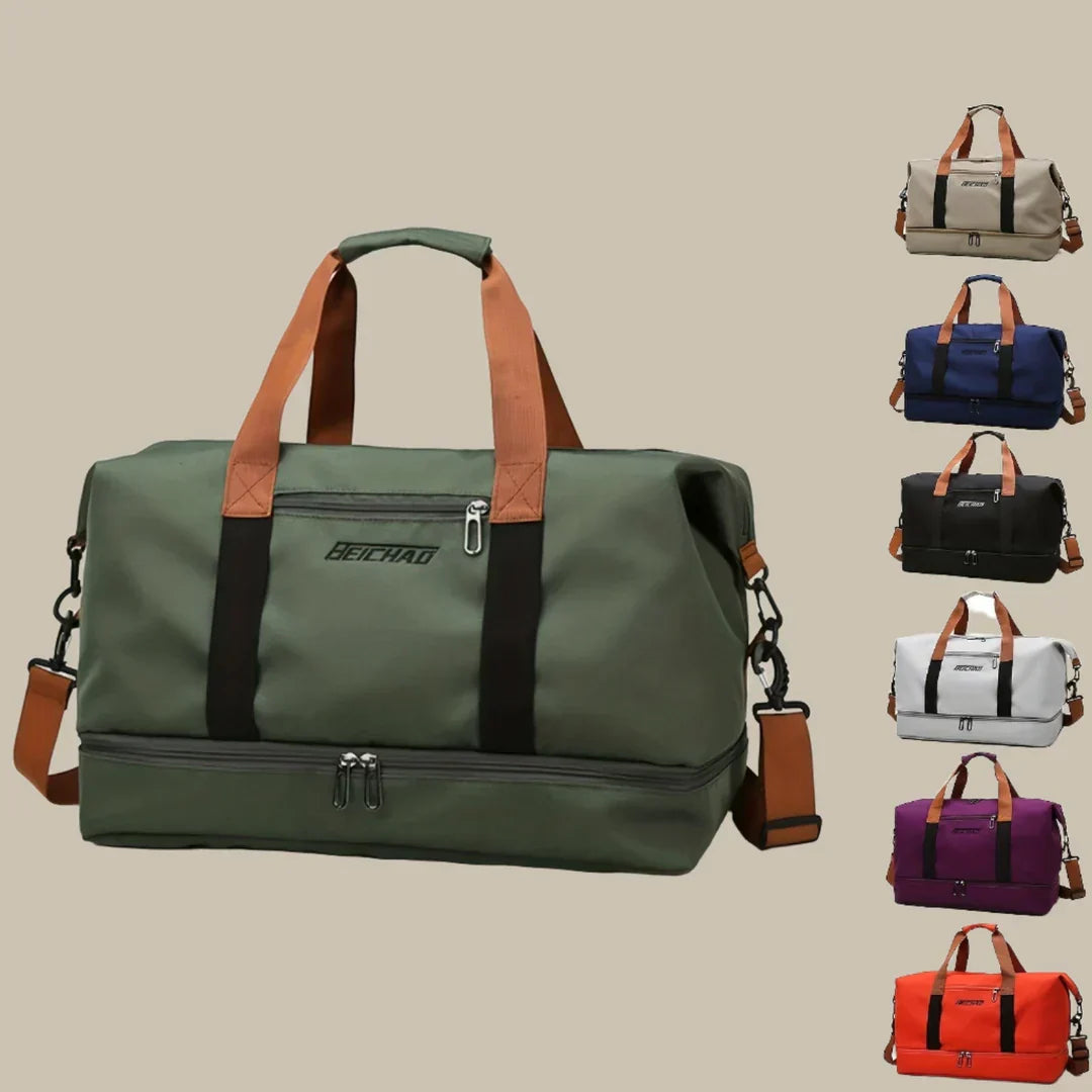 Nokmo | Men's Travel Duffel Bag with Shoe Compartment