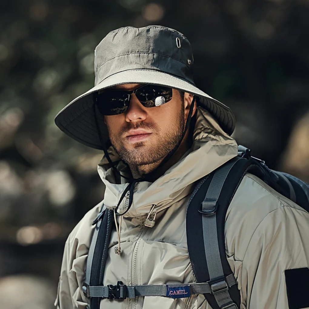 Nokmo | Men's UV Protection Bucket Hat Wide Brim