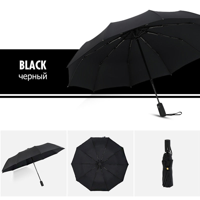 Nokmo | Men's Windproof Folding Umbrella with Automatic Open