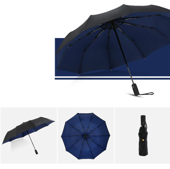 Nokmo | Men's Windproof Folding Umbrella with Automatic Open